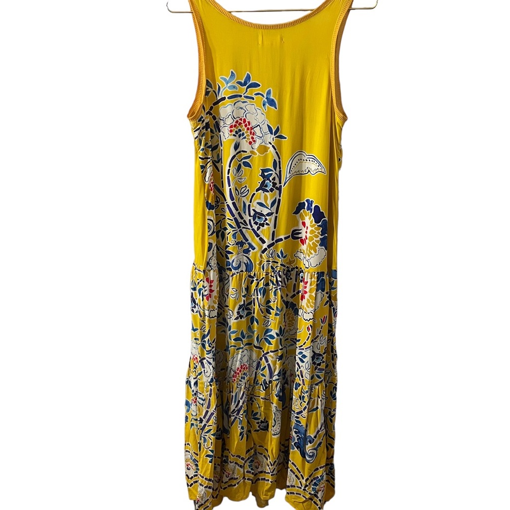 Anthropologie Maeve Sunny Boutique Maxi Dress Size SP - Picture 6 of 9